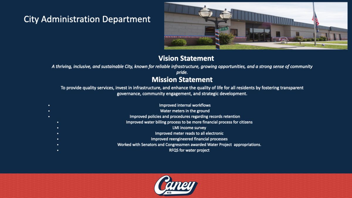 Update from City Administration